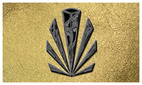 DNSEMP-C-602-BK-SH-GD Black Sunburst Shimmer Gold